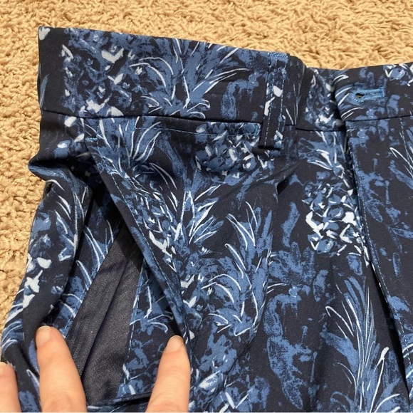 Nicklaus Mens Navy Pineapple Shorts ECO Choice Dri-fit Active Shorts Stretch NWT - Picture 5 of 9